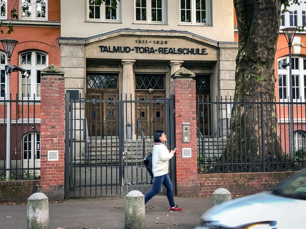 Einer der Schauplätze der Jüdischen Kulturtage: die Talmud-Tora-Realschule am Grindelhof in Hamburg.