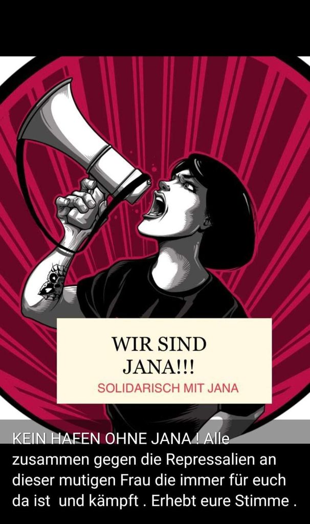Solidarität mit Jana Kamischke