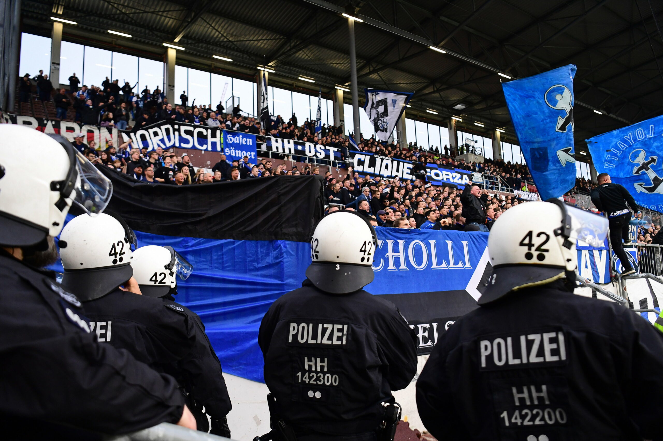 HSV-Fans am Millerntor