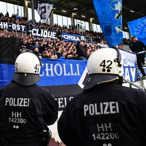 HSV-Fans am Millerntor