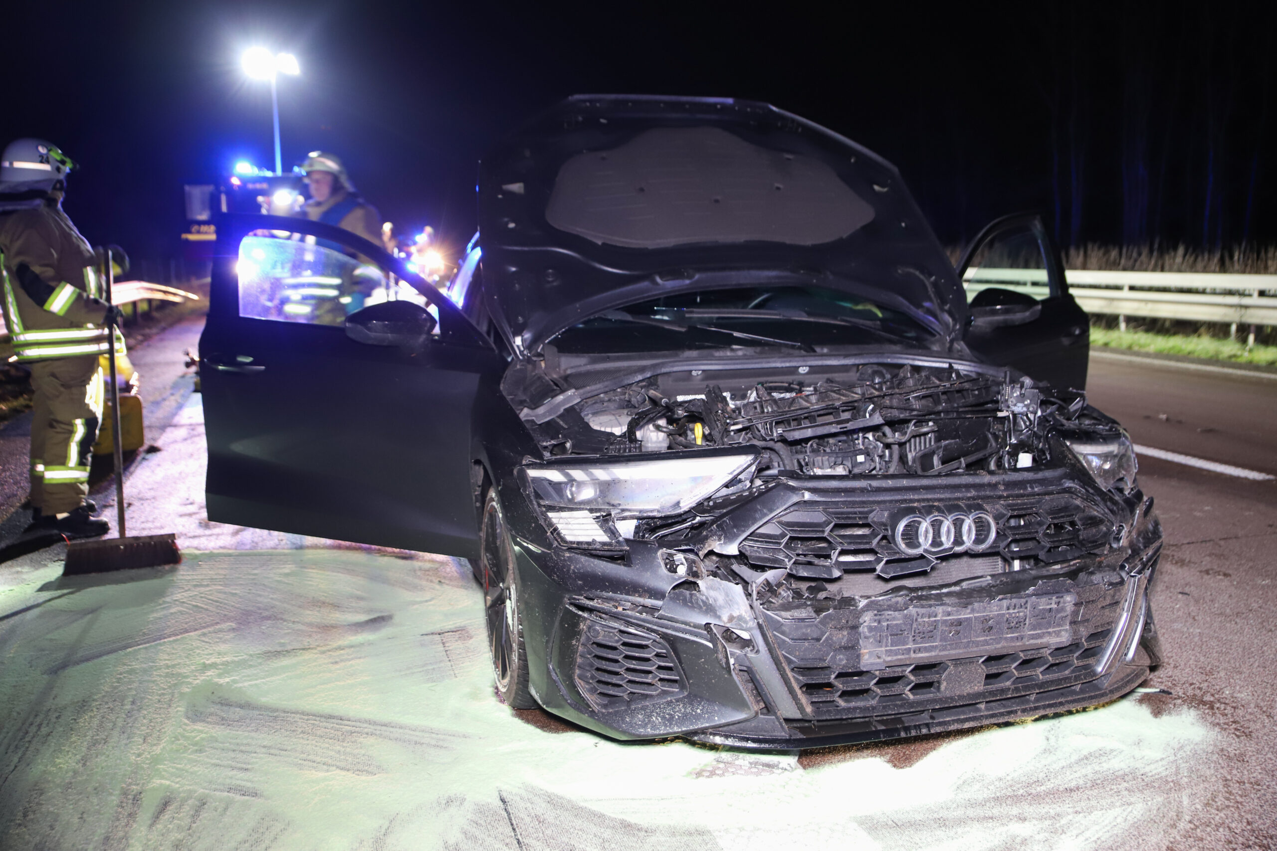 Der am Unfall beteiligte Audi.