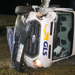 Der verunglückte Paket-Transport in Tornesch.