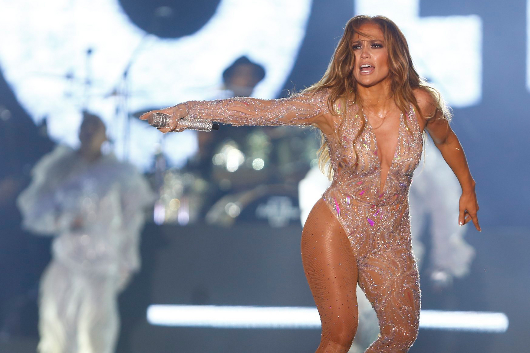Die US-Sängerin Jennifer Lopez tritt bei einem Konzert im New Alamein City Resort an der ägyptischen Nordküste auf. (Archivbild)