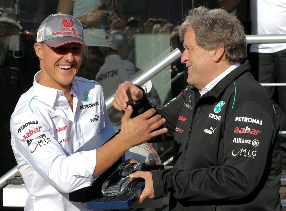 Michael Schumacher und Norbert Haug