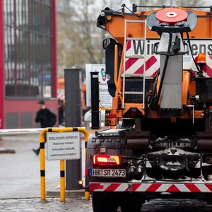 Fahrzeug vom Winterdienst der Stadtreinigung