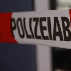 Polizeiabsperrung