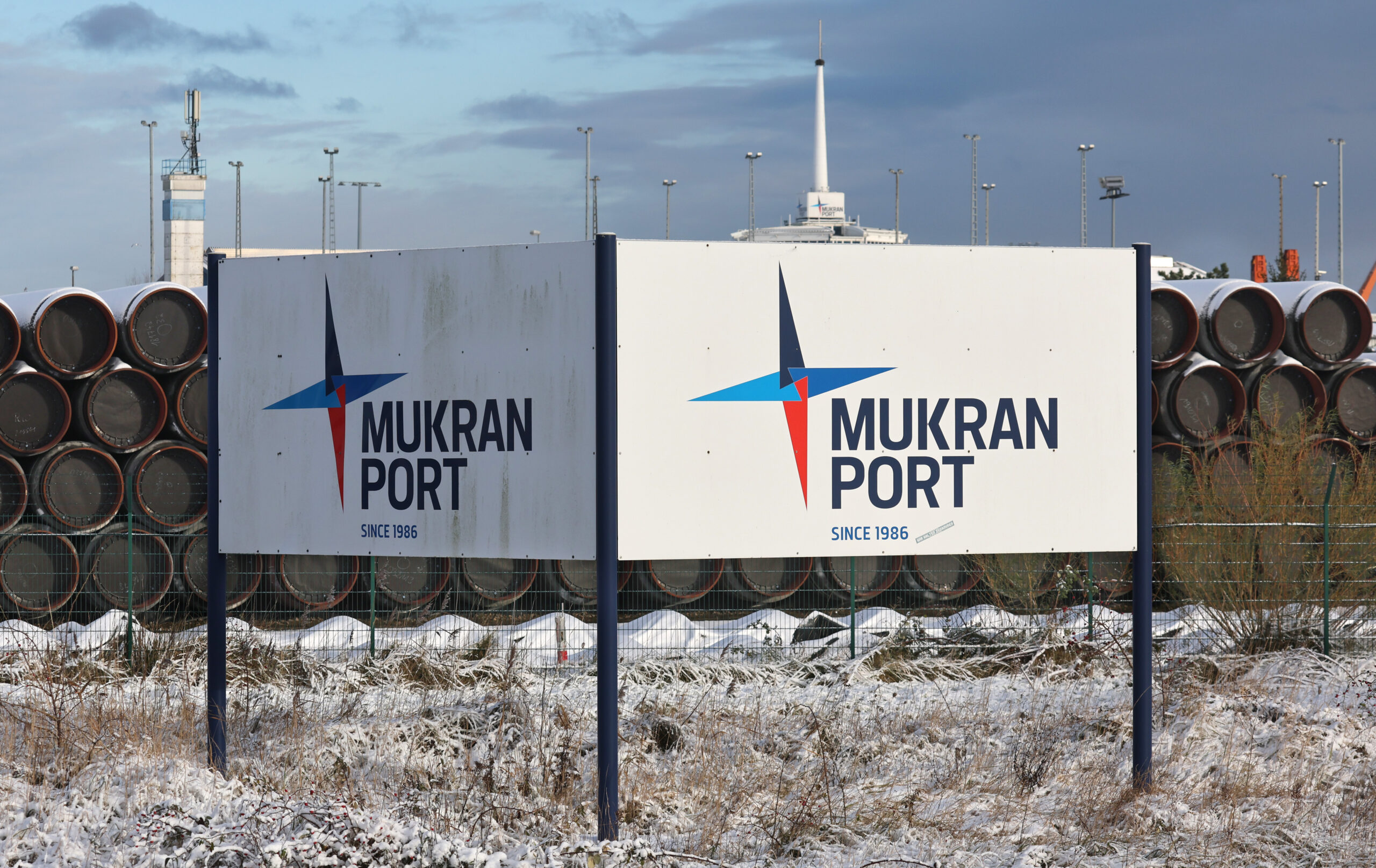 Der Hafen in Mukran
