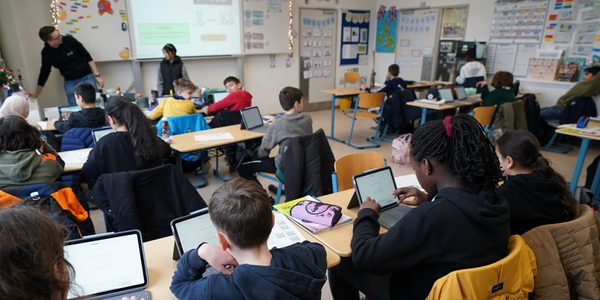 Ein Klassenraum der Lessing-Stadtteilschule