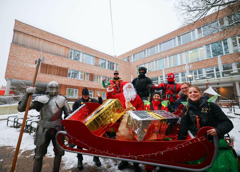 Superhelden im Kinderkrankenhaus