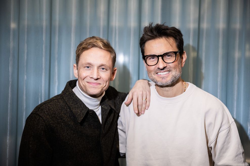 Matthias Schweighöfer (l.), Schauspieler, und Simon Verhoeven, Regisseur und Drehbuchautor.