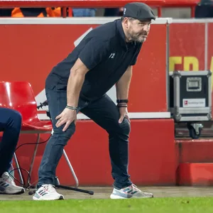 Köln-Trainer Steffen Baumgart während des Spiels bei Union Berlin