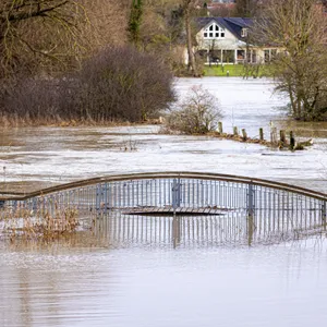 Hochwasser in der Region Hannover.