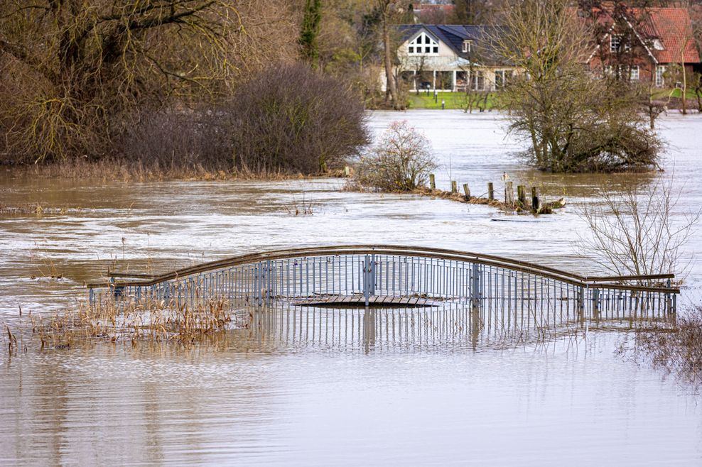 Hochwasser in der Region Hannover.