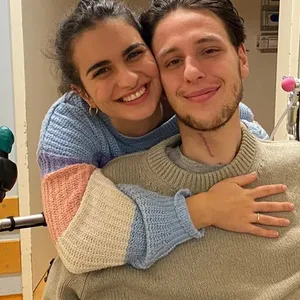 Das junge Paar: Lina Bianchini-Al Obaidi (l.) und Edoardo Bianchini.