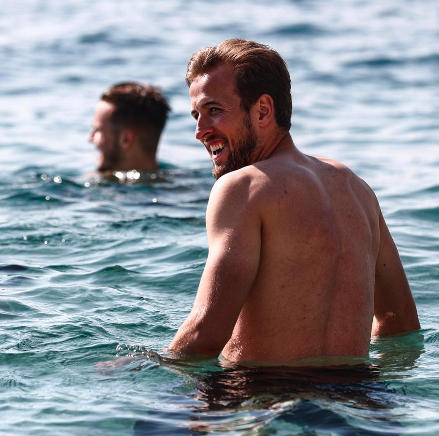 Harry Kane im Meer