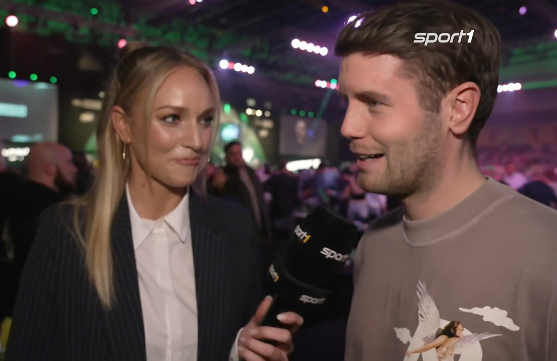 Fabian Hürzeler im Sport1-Interview bei der Darts-WM