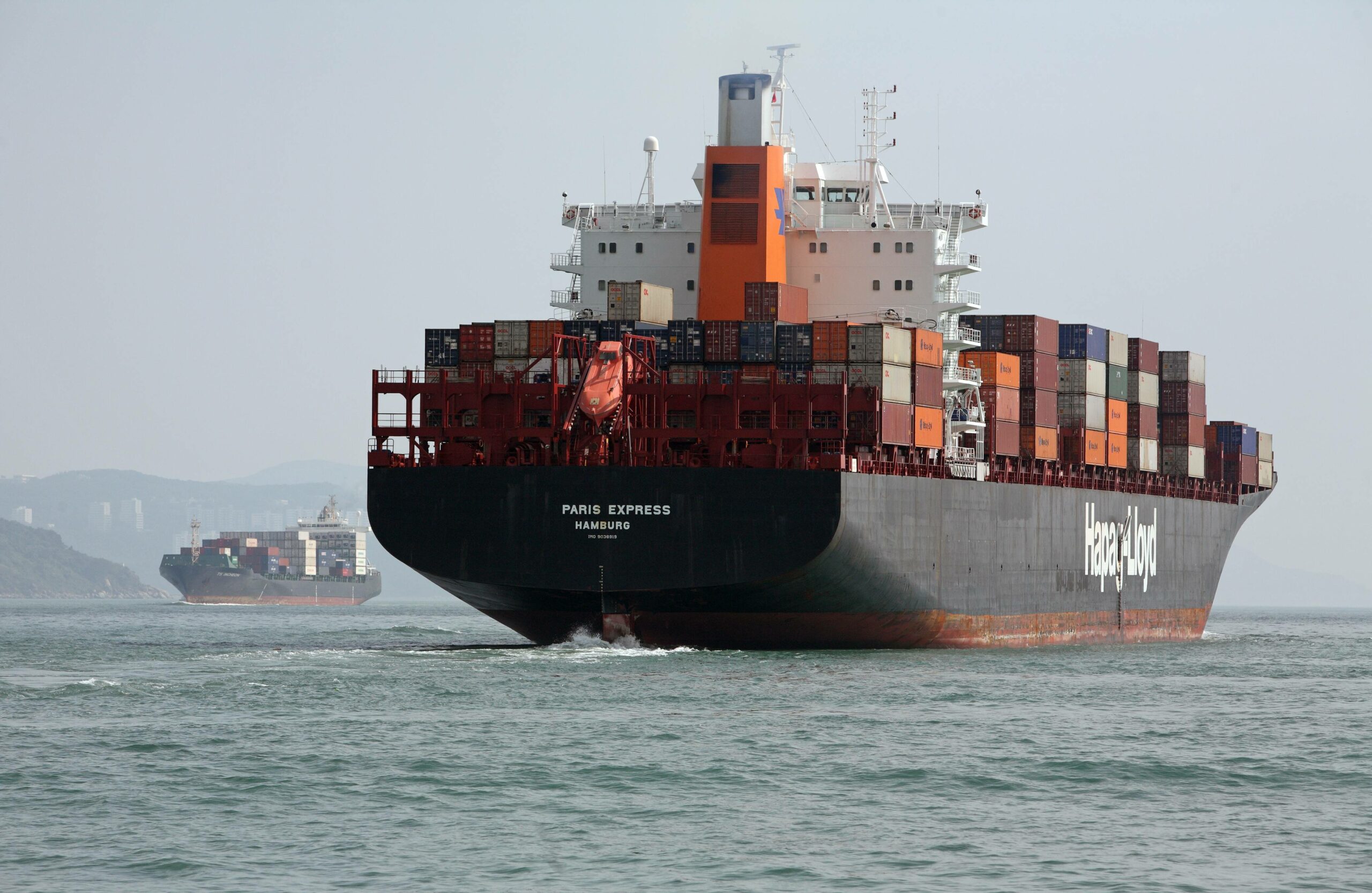 Containerschiff der Hamburger Reederei Hapag Lloyd (Symbolbild).