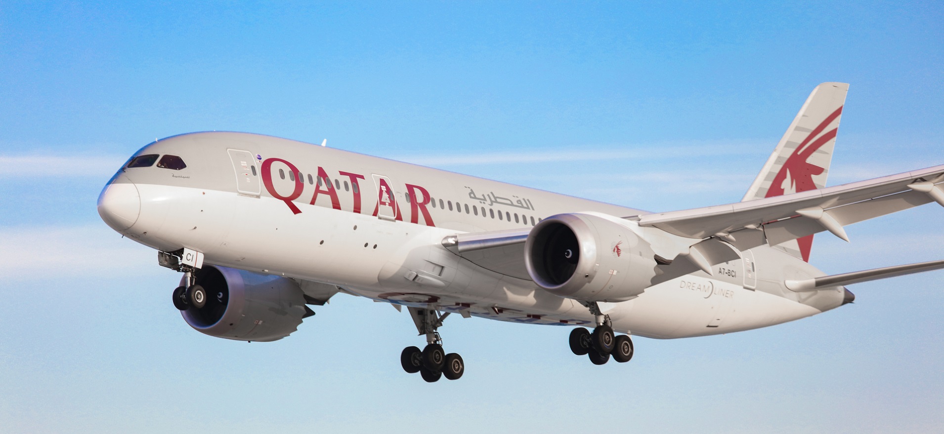 Eine Boeing 787 „Dreamliner“ der Fluggesellschaft Qatar Airways.