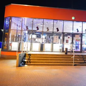 Das Kino in Bad Segeberg musste am Sonntagnachmittag geräumt werden.