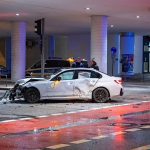 Der am Unfall beteiligte BMW.