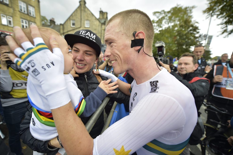 Rohan Dennis und seine Frau Melissa