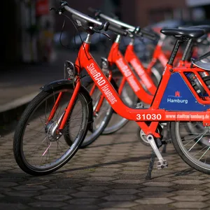 Stadträder am Michel (Symbolbild).