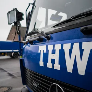 Einsatzfahrzeuge des THW