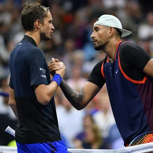 Daniil Medvedev und Nick Kyrgios