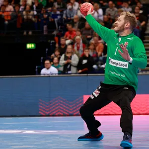 Johannes Bitter im Tor des HSVH