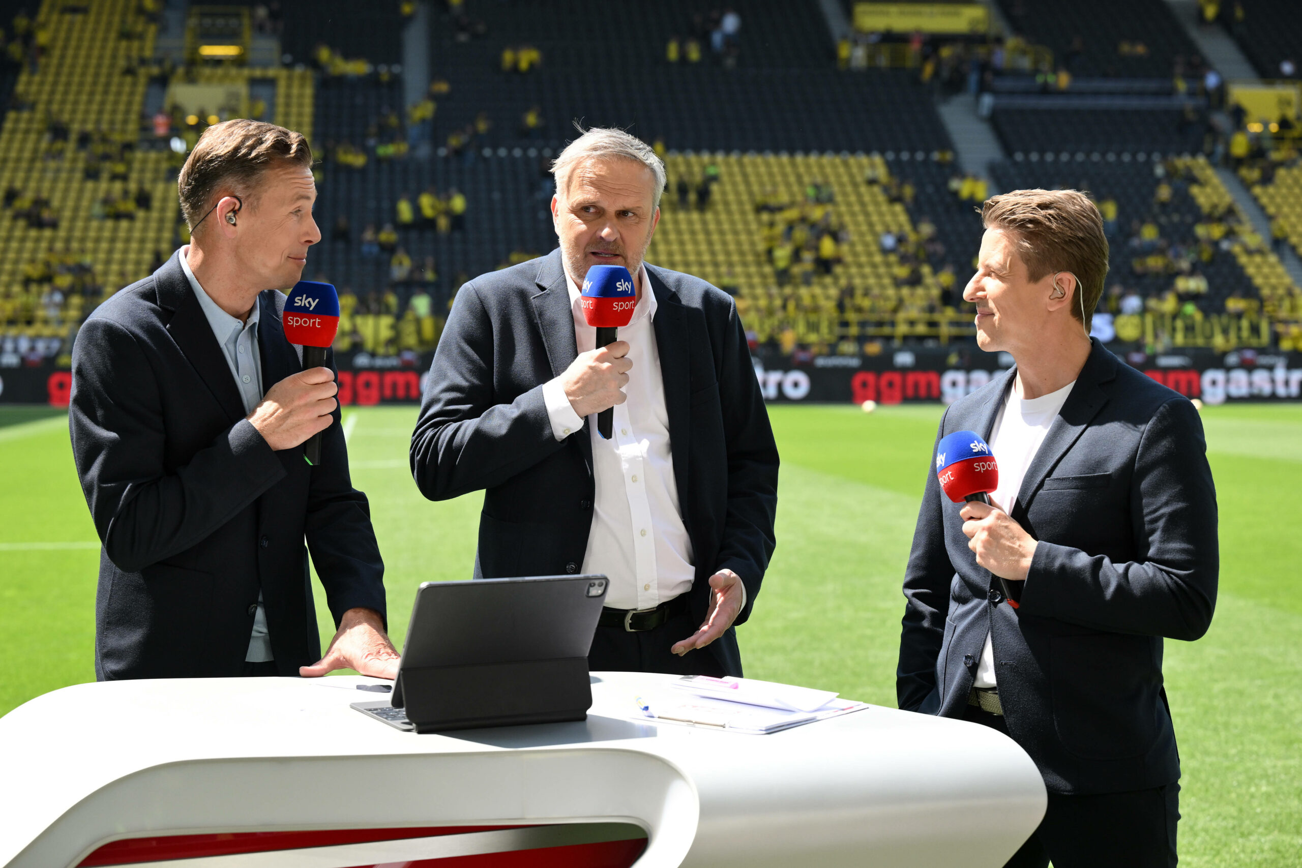 Erik Meijer, Dietmar Hamann und Michael Leopold