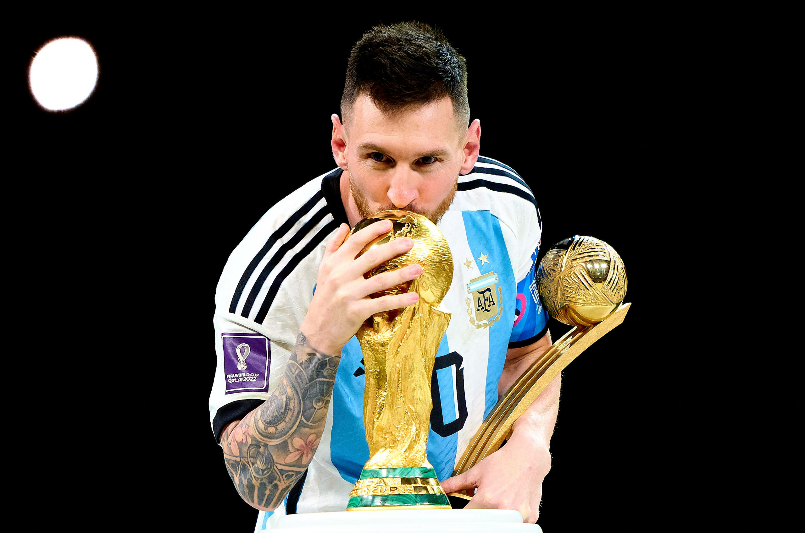 Lionel Messi nach Gewinn der WM 2022
