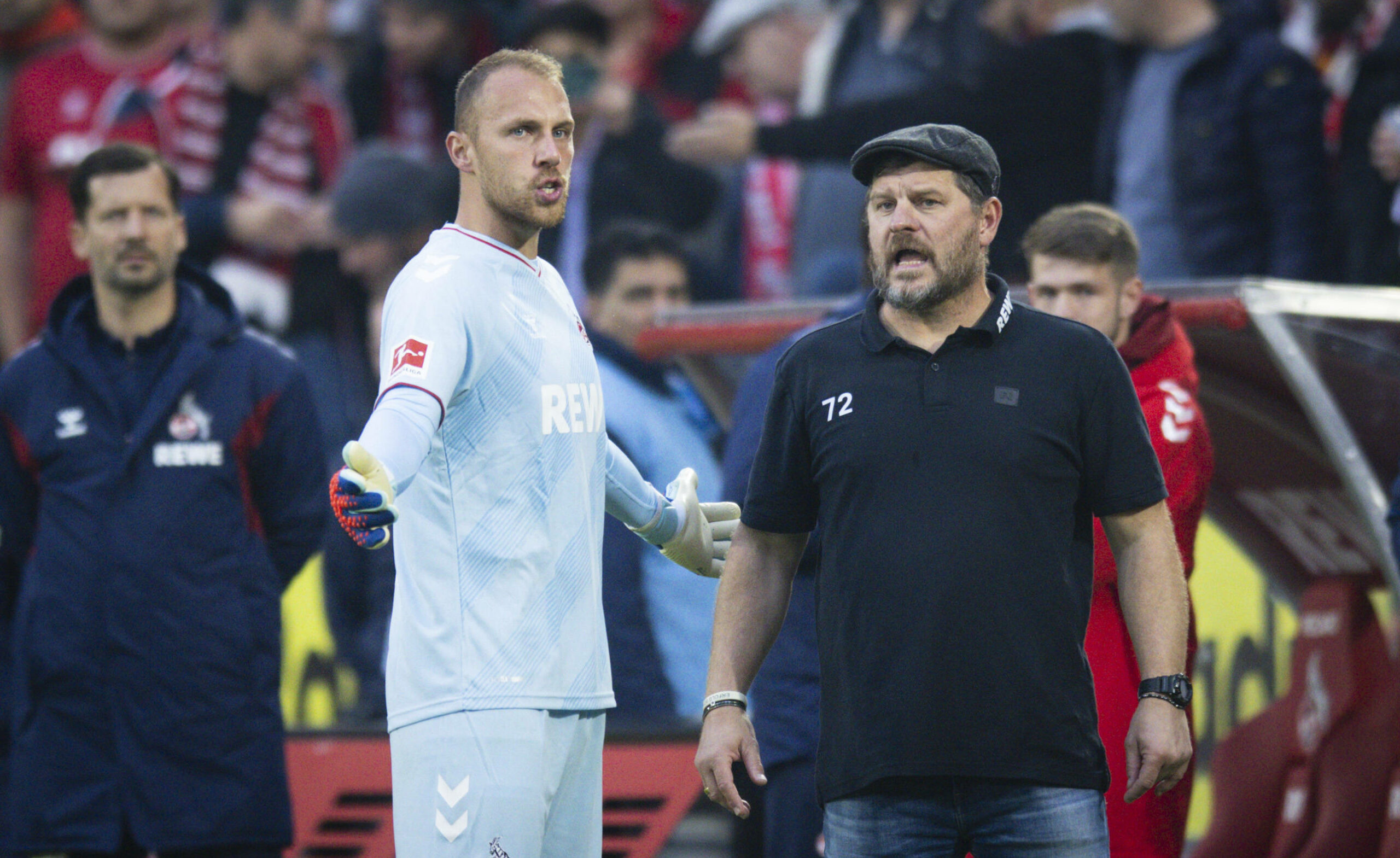 Marvin Schwäbe und Steffen Baumgart