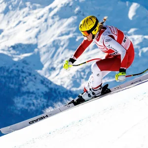 Skirennfahrerin Nina Ortlieb