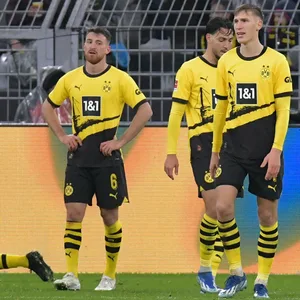 Emre Can, Salih Özcan, Ramy Bensebaini und Nico Schlotterbeck, BVB