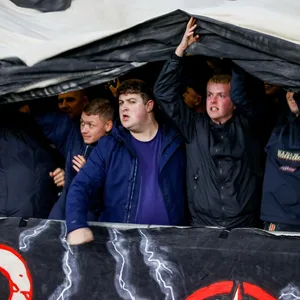 Ajax Amsterdam Fans in der Europa League gegen AEK Athen