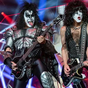 Kiss auf der Bühne