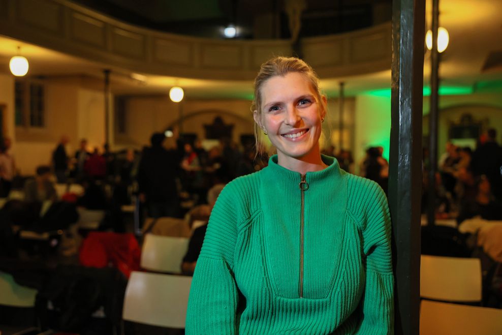 Auch beim N Klub dabei: Marie Wysk, Gründerin des Start-Ups „I'M (P) ACTING”, das sich für mehr bezahlte Jobs im Umweltschutz einsetzt.