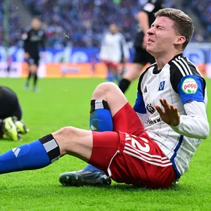 Für Ignace Van der Brempt endete das HSV-Spiel gegen Paderborn schmerzhaft. Der Verteidiger wurde verletzt ausgewechselt.