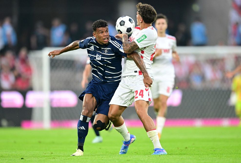 HSV-Stürmer Ransford Königdsdöffer in Köln