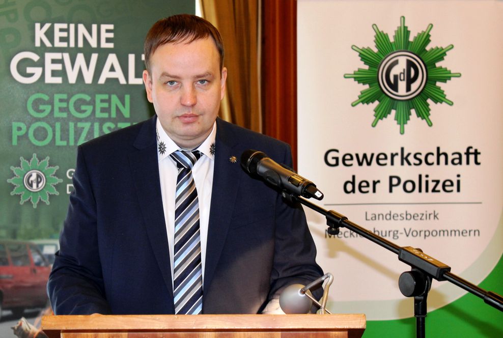 Christian Schumacher, Landesvorsitzender der Gewerkschaft der Polizei 