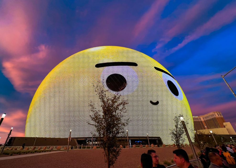 Beliebtes Reiseziel in 2024? Die Sphere Eventhalle in Las Vegas.