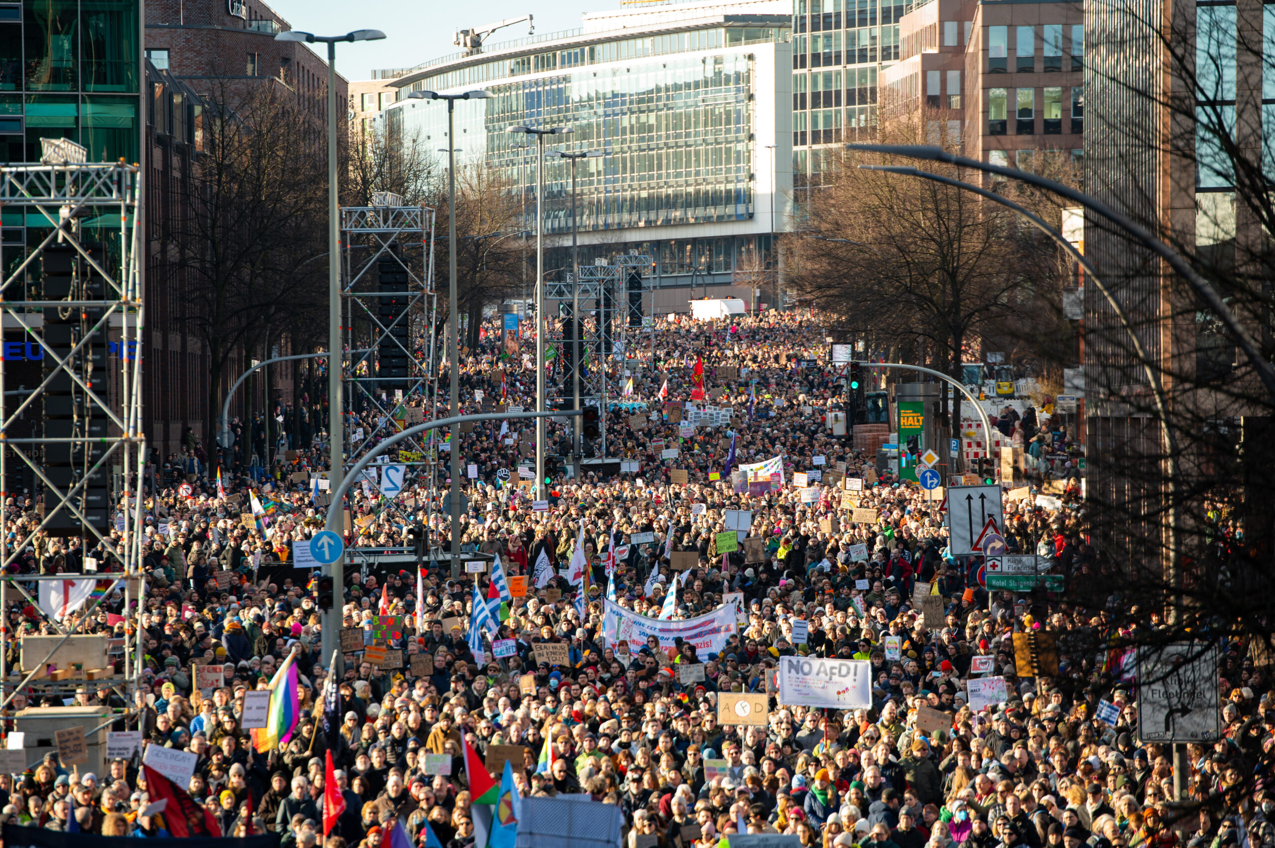 Demo Hamburg Tausende gegen die AfD