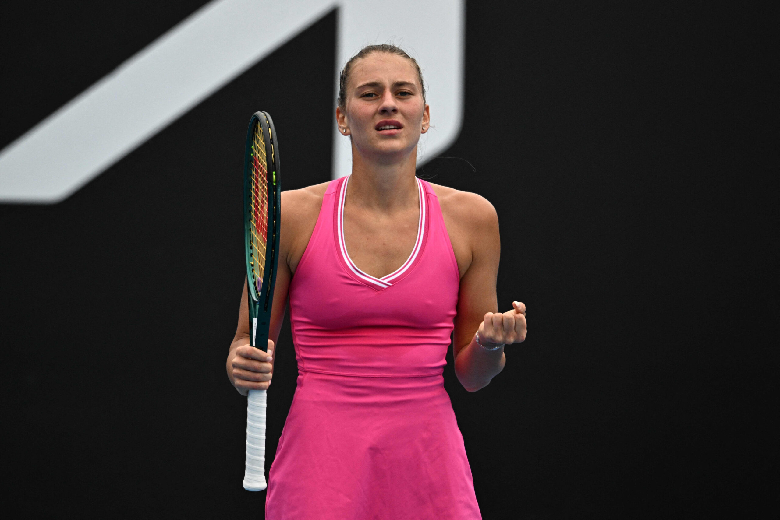 Marta Kostyuk bei den Australian Open