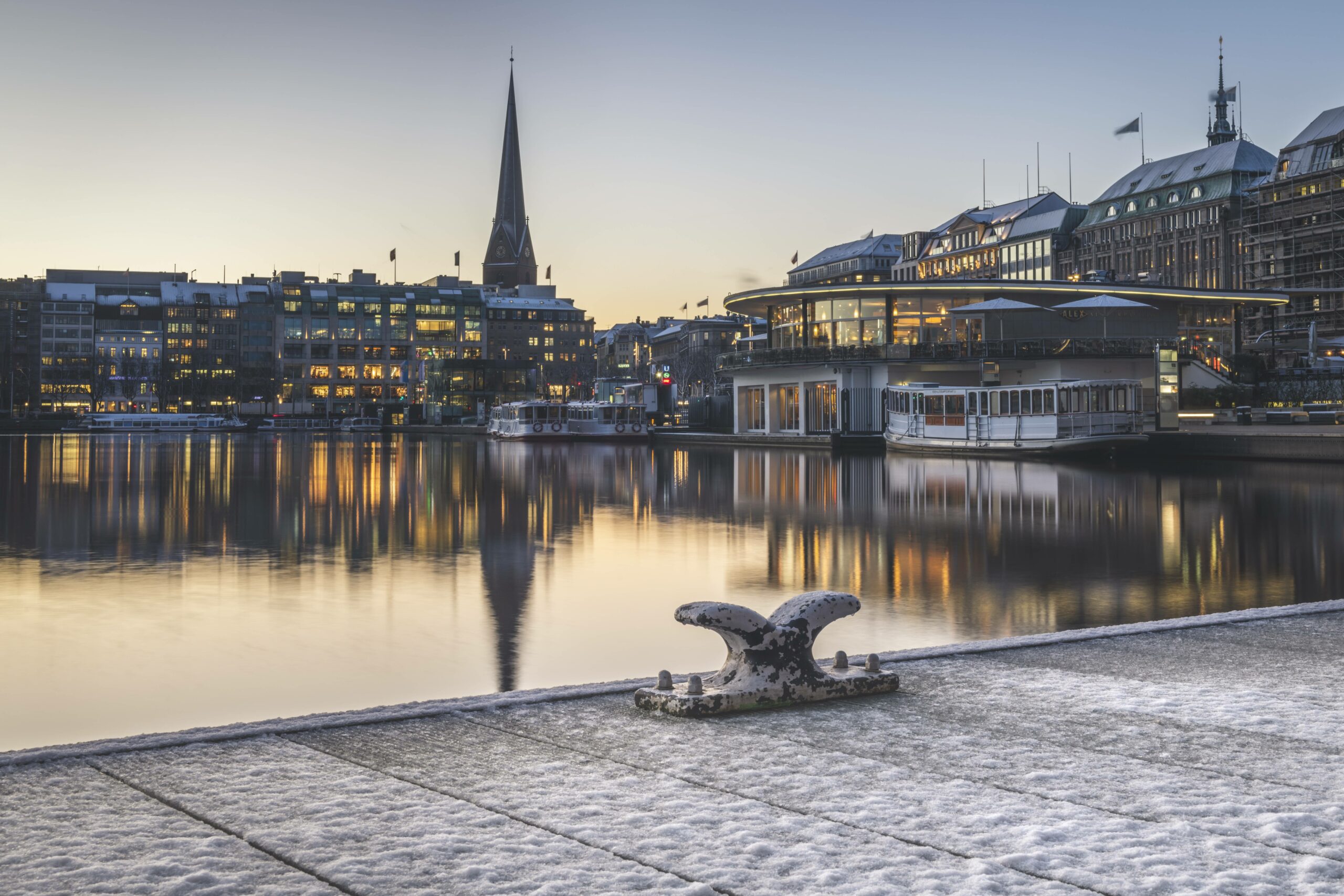 Binnenalster im Winter