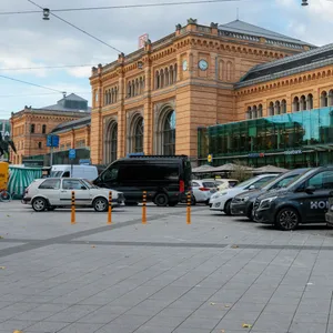 Der Hauptbahnhof Hannover von außen