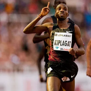 Benjamin Kiplagat jubelt