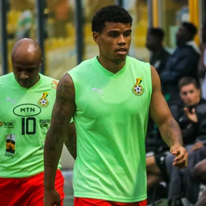 Ransford Königsdörffer im Nationaltrikot von Ghana