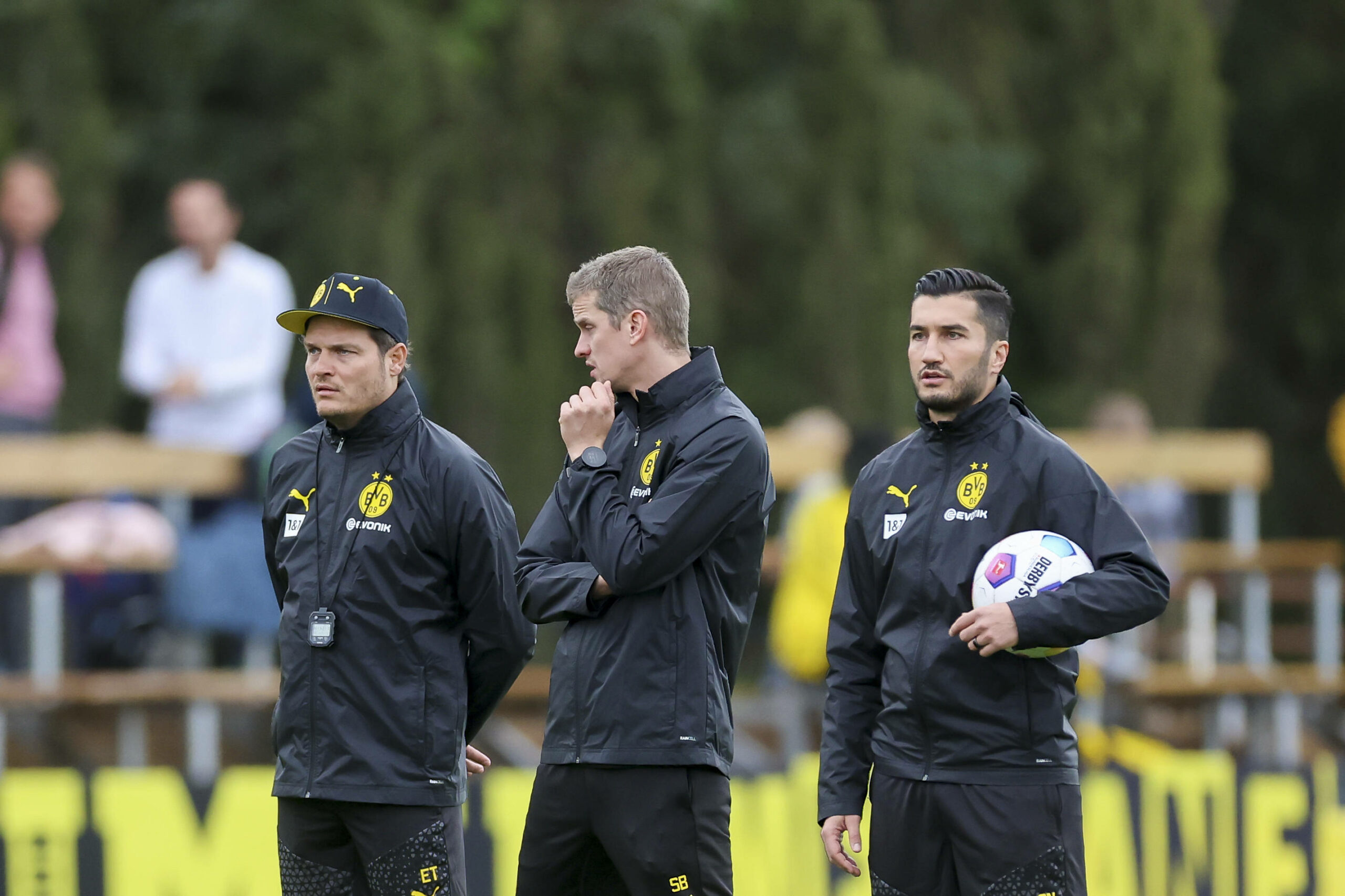 Nuri Şahin, Sven Bender und Edin Terzić in Marbella