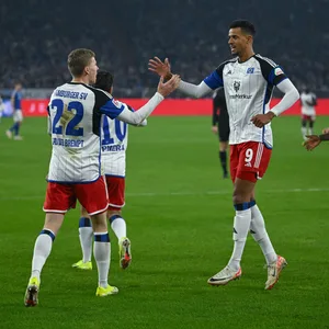 HSV-Jubel auf Schalke