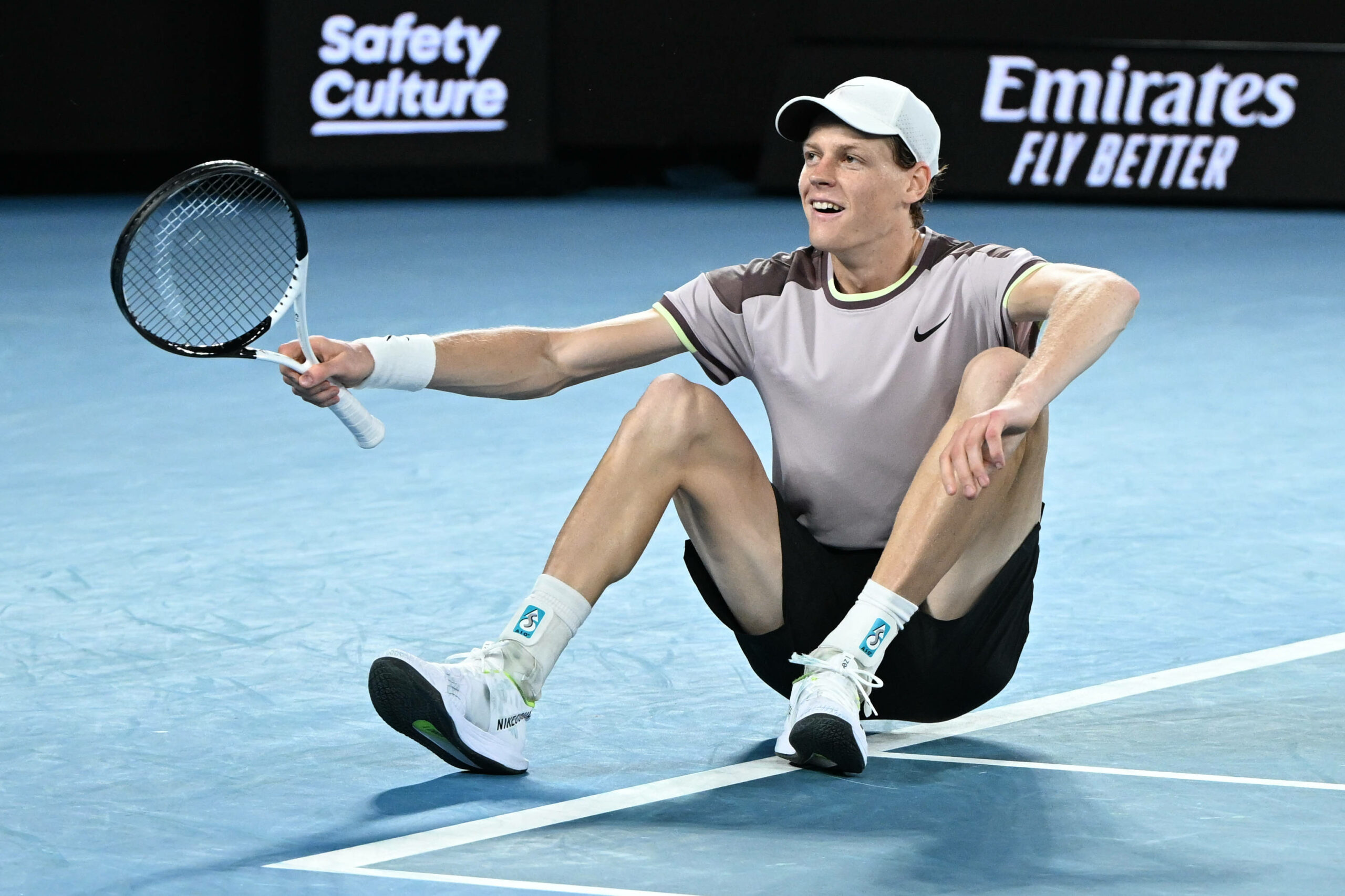 Jannik Sinner beim Australian-Open-Triumph